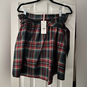 Vineyard Vines Tartan Plaid Holiday Christmas Skirt 14 NWT